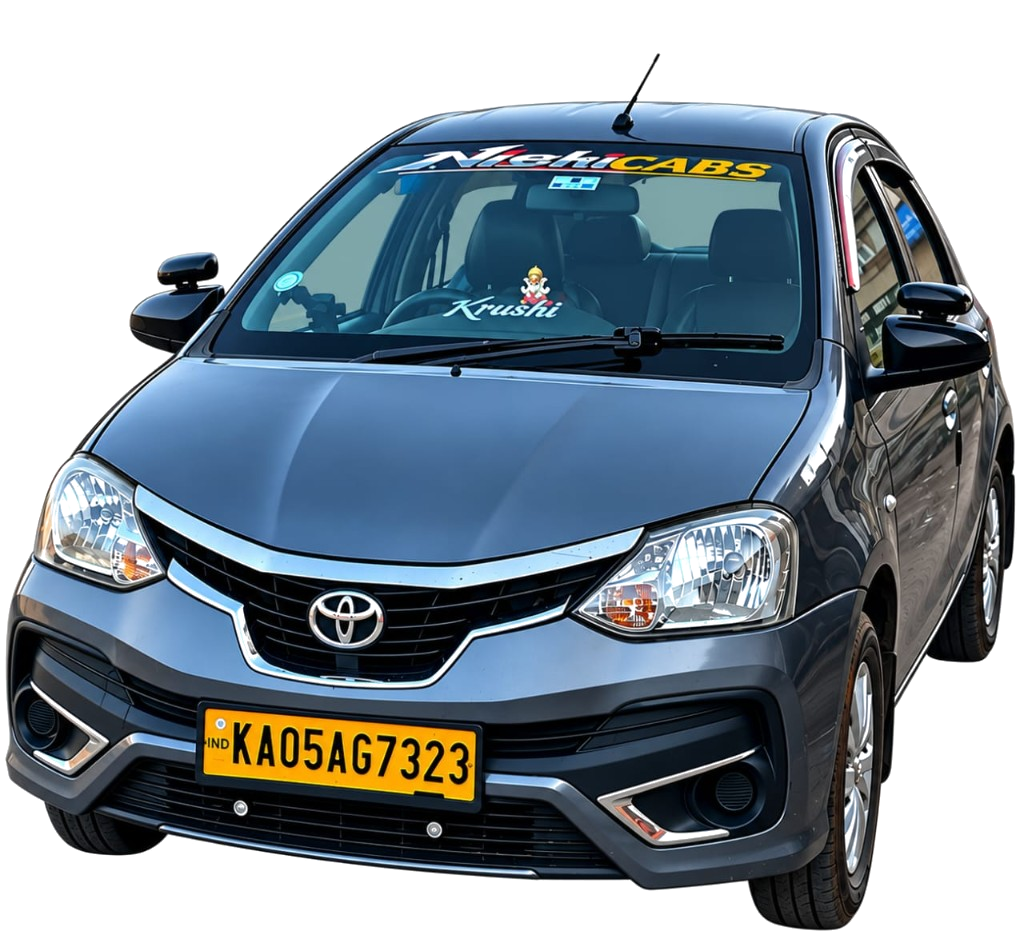 Nishi Cabs Toyota, registration KA05AG7323