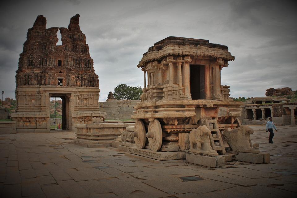 Stone chariot at Hampi